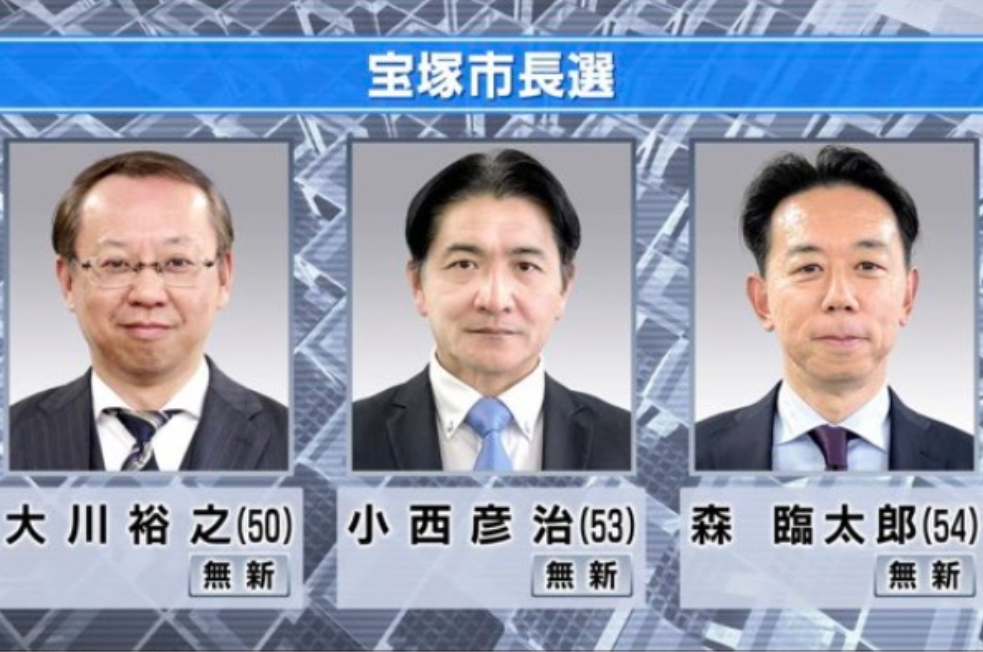 2025 当選者 得票数 各立候補者 誰 当選 開票速報 リアルタイム 結果 宝塚市長選挙 兵庫県