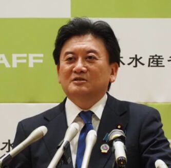 農林水産大臣の武部新氏の顔画像